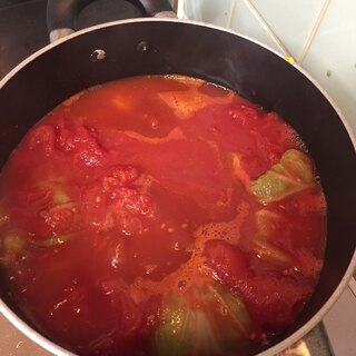 トマトのロール白菜